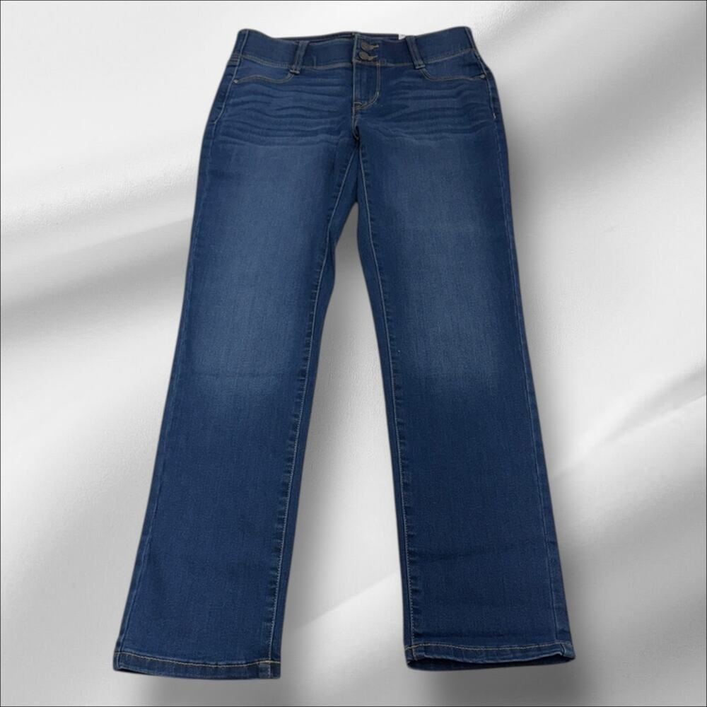 NINE WEST Women’s 6 SLIM STRAIGHT Blue Jeans - Picture 2 of 4